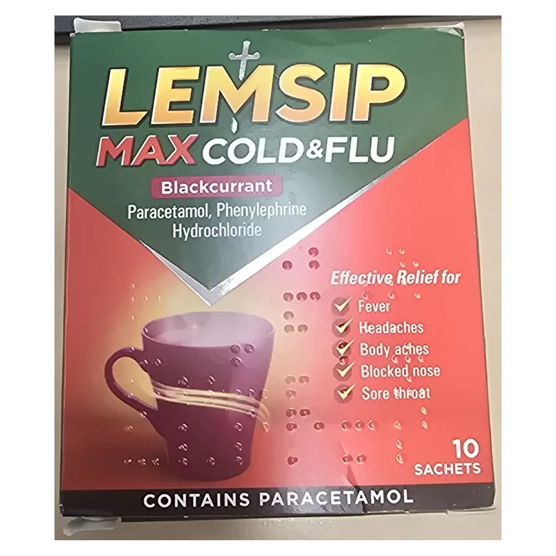 Lemsip Max Cold & Flu Sachets (10s)